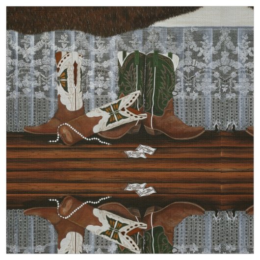 レース&ブーツ ファブリック (見本)