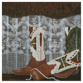 レース&ブーツ ファブリック (クローズアップ)