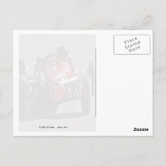 レース ポストカード (裏面)