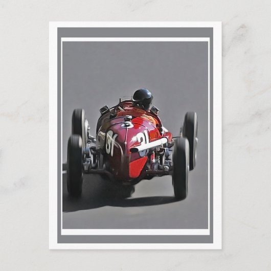 レース ポストカード (正面)