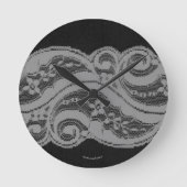 レース ラウンド壁時計 (正面)