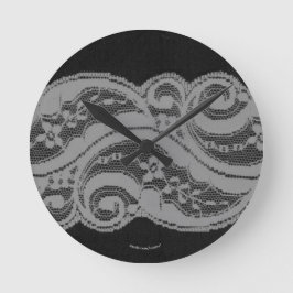 レース ラウンド壁時計