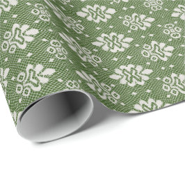 レース ラッピングペーパー