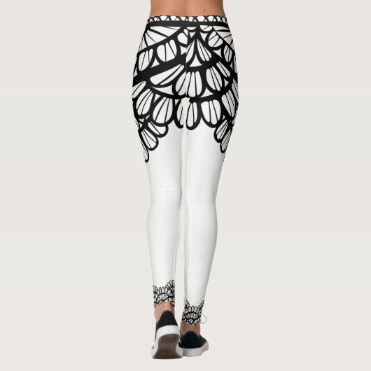 レース レギンス (裏面)