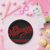 レース、背景色を選択 ペーパープレート (パーティー)