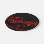 レース、背景色を選択 ペーパープレート (アングル)