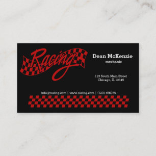 レース、背景色を選択 名刺