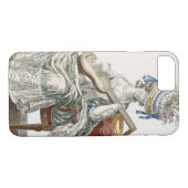 レースPlaと整う打撃のタフタの服の女性 Case-Mate iPhoneケース (裏面(横))