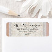 レースwエイジ素朴ドヴィンテージリネンカントリーエレガンス ラベル (インサイチュ)