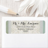 レースwエイジ素朴ドヴィンテージリネンカントリーエレガンス ラベル (インサイチュ)