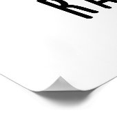 レーズンに行けるレーズンおもしろいパンにしよう ポスター (角)