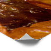 レーズンは写真のテクスチャの背景を閉じる。 ポスター (角)