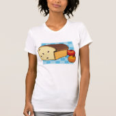 レーズンパンと赤りんご Tシャツ (正面)