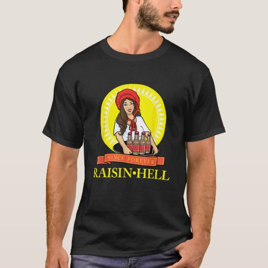 レーズン地獄おもしろいビール愛好家ギフト Tシャツ (正面)