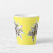 レーズン花束。イエローラテマグ カフェラテマグ (正面)