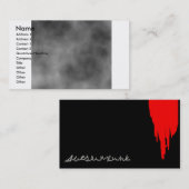 レーダーの下 名刺 (正面/裏面)