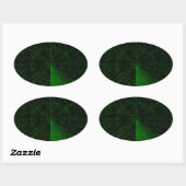 レーダーステッカー 楕円形シール (シート)