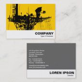 レーダーマスト – 琥珀 名刺 (正面/裏面)