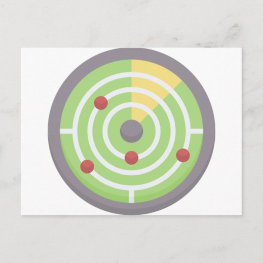 レーダー ポストカード (正面)