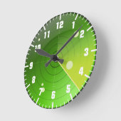 レーダー ラウンド壁時計 (傾斜)