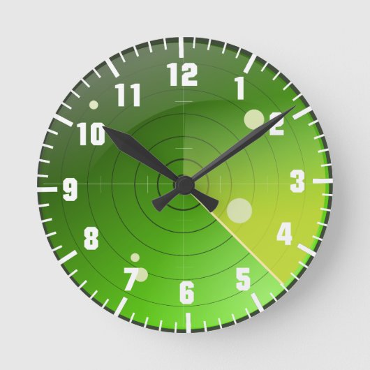 レーダー ラウンド壁時計 (正面)