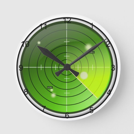 レーダー ラウンド壁時計 (正面)