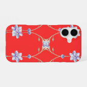 レードフローラ電話ケース iPhone 16ケース (裏面横)