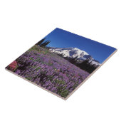 レーニア山のふもとの夏の野の花, タイル (側面)