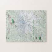 レーニア山の地図のパズル ジグソーパズル (横)