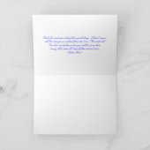 レーニア山の挨拶状 カード (内部)