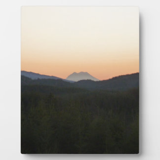 レーニア山の日の出 フォトプラーク