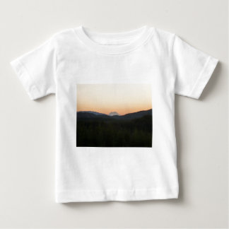 レーニア山の日の出 ベビーTシャツ