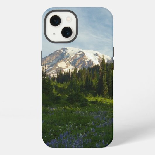 レーニア山の朝の光 iPhoneケース (裏面)