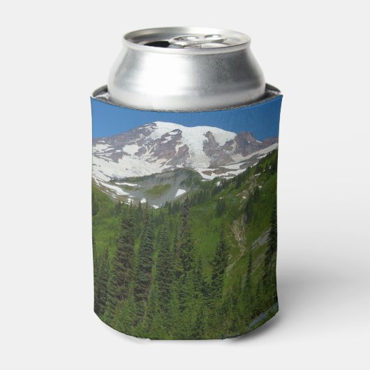 レーニア山の氷河の融解 缶クーラー (缶正面)