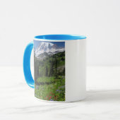 レーニア山の野生の花 マグカップ (正面左)