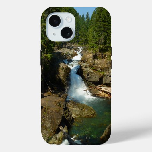 レーニア山国立公園のシルバーフォールズ Case-Mate iPhoneケース (裏面)