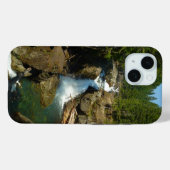 レーニア山国立公園のシルバーフォールズ Case-Mate iPhoneケース (裏面 (横))