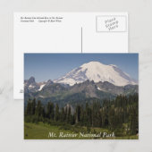 レーニア山国立公園のポストカード ポストカード (正面/裏面)