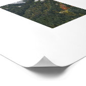 レーニア山国立公園の景観峡谷 ポスター (角)