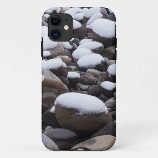 レーニア山国立公園の雪と岩 Case-Mate iPhoneケース (裏面)
