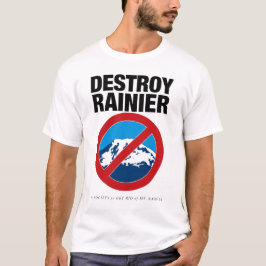 レーニア山破壊Tシャツ Tシャツ