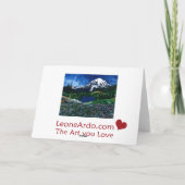 レーニア山 カード (裏面)