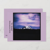 レーニア山、ワシントン州 ポストカード (正面/裏面)