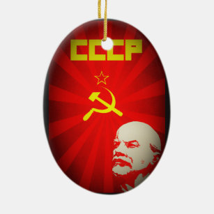 レーニンロシアのソビエト共産主義のプロパガンダのヴィンテージf セラミックオーナメント