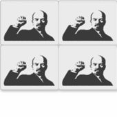 レーニン, ソ連, CCCP, ソビエト連邦, 共産主義 シール (正面)