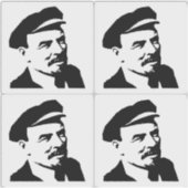 レーニン, ソ連, CCCP, ソビエト連邦, 共産主義 シール (正面)