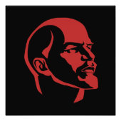 レーニン, ソ連, CCCP, ソビエト連邦, 共産主義 フォトプリント            (正面)