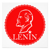 レーニン, ソ連, CCCP, ソビエト連邦, 共産主義 フォトプリント            (正面)