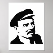 レーニン, ソ連, CCCP, ソビエト連邦, 共産主義 箔ポスター (正面)