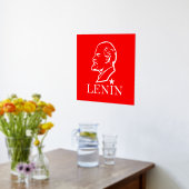 レーニン, ソ連, CCCP, ソビエト連邦, 共産主義 箔ポスター (レイダウン (キッチン))